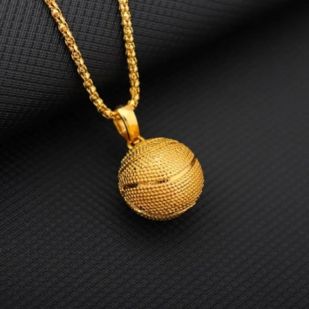 Men's Fashion Basketball Necklace NIP
